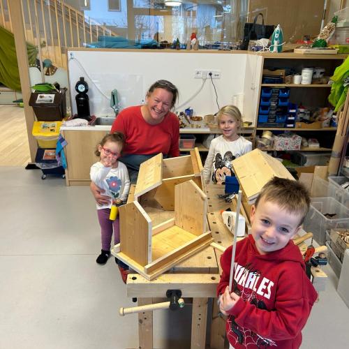 Bau eines Vogelhauses